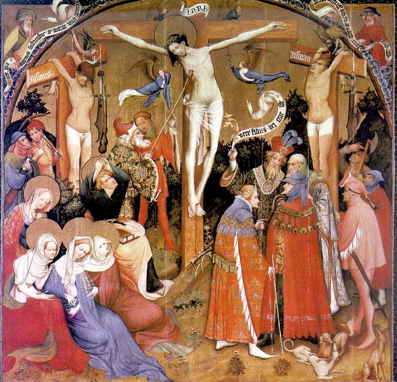 KONRAD von Soest The Crucifixion dg France oil painting art